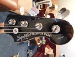 2003 FENDER SQUIER STANDARD PRECISION 4 STRING ELECTRIC BASS GUITAR