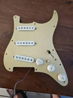 FENDER LOADED PICKGUARD, CUSTOM SHOP TEXAS SPECIAL SSS