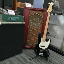 USED FENDER MEXICO JAZZ BASS PF BLK ELECTRIC BASS