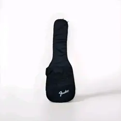 FENDER PADDED ELECTRIC GUITAR CARRY CASE GIG BAG BLACK SOFT SHELL SINGLE STRAP
