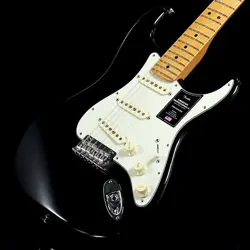 NEW FENDER / AMERICAN PROFESSIONAL II STRATOCASTER MAPLE BLACK S/N: US240006188