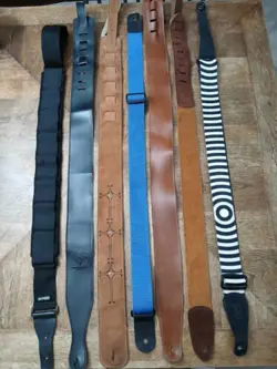 GUITAR STRAPS.