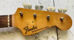 FENDER 1974 MUSICMASTER BASS NECK WITH TUNERS