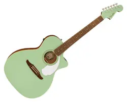 FENDER NEWPORTER PLAYER A/E GUITAR - SURF GREEN W/ WALNUT FB