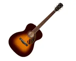 FENDER PO-220E ORCHESTRA W/ CASE - 3-TONE VINTAGE SUNBURST