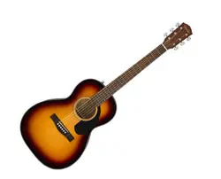 FENDER CP-60S PARLOR ACOUSTIC GUITAR - 3-COLOR SUNBURST W/ WALNUT FB