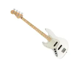 FENDER PLAYER JAZZ BASS LEFT-HANDED - POLAR WHITE W/ MAPLE FB
