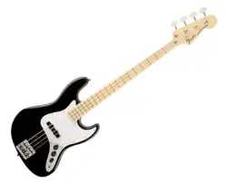 FENDER USA GEDDY LEE SIGNATRE JAZZ BASS - BLACK W/ MAPLE FB
