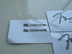 UV HEADSTOCK STICKERS