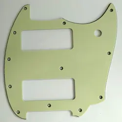 FOR FENDER OFFSET SERIES MUSTANG P90 STYLE GUITAR PICKGUARD 3 PLY VINTAGE GREEN