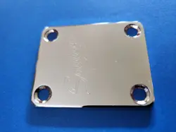 FENDER SQUIRE GUITAR NECK PLATE CHROME