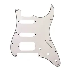 FOR FENDER STRAT WITH FLOYD ROSE TREMOLO BRIDGE HUMBUCKER SINGLE, 3PLY WHITE