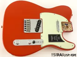 FENDER PLAYER PLUS SERIES TELECASTER TELE LOADED BODY FIESTA RED