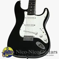 FENDER 1978 STRATOCASTER HARDTAIL BLACK ROSE
