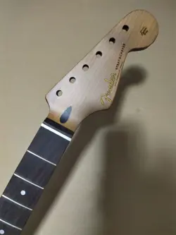 21 FRET ST ELECTRIC GUITAR NECK PART ROASTED MAPLE FOR DIY FENDER REPLACE