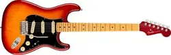 FENDER AMERICAN ULTRA LUXE STRATOCASTER MAPLE FINGERBOARD PLASMA RED BURST