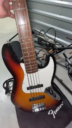 FENDER STANDARD SERIES 5 STRING ELECTRIC BASS GUITAR - MULTICOLOR