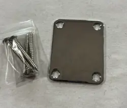 2004 FENDER STRATOCASTER MIM NECK JOINT PLATE CHROME W/ HW