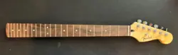 MAPLE/ROSEWOOD ELECTRIC GUITAR NECK WITH TUNERS FITS FENDER CUSTOM SHOP STRAT