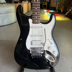 2001 FENDER STRATOCASTER STANDARD HSS WITH LOCKING TREMOLO