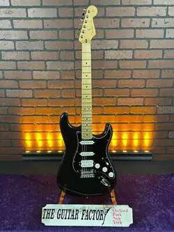 2022 FENDER PLAYER STRATOCASTER HSS, MAPLE FINGERBOARD, BLACK ELECTRIC GUITAR...