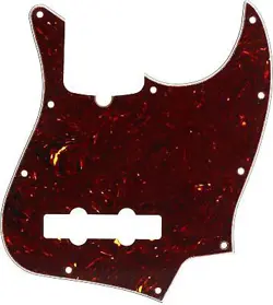 FENDER 10-HOLE CONTEMPORARY JAZZ BASS PICKGUARD - TORTOISE SHELL