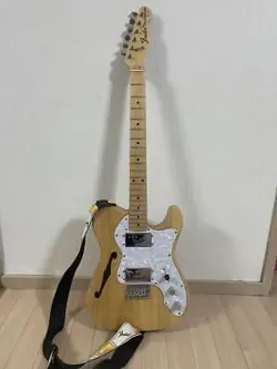 FENDER JAPAN ELECTRIC GUITAR MODEL EG59-100 TELECASTER NATURAL USED WITH GIGBAG