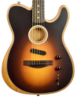 2022 FENDER PLAYER ACOUSTASONIC TELECASTER IN SHADOW BURST