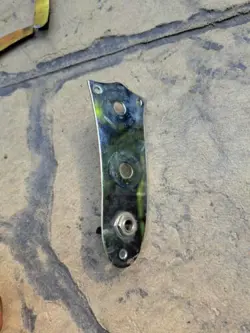 1969 FENDER MUSTANG CONTROL PLATE AND JACK