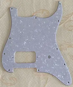 FOR FENDER STRATOCASTER START SINGLE HUMBUCKER GUITAR PICKGUARD,WHITE PEARL