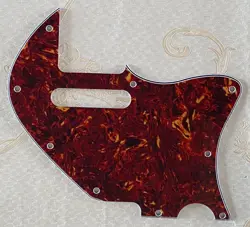 FOR FENDER MERLE HAGGARD F HOLE TELECASTER STYLE GUITAR PICKGUARD RED TORTOISE