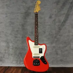 FENDER MEXICO / PLAYER II JAGUAR ROSEWOOD FINGERBOARD CORAL RED