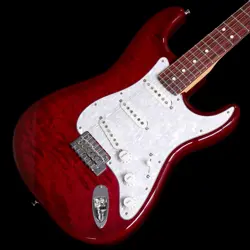 FENDER / FSR MADE IN JAPAN HYBRID II STRATOCASTER TRANSPARENT RED BURST