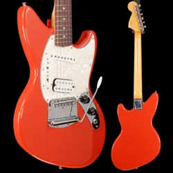 FENDER KURT COBAIN JAG-STANG, ROSEWOOD FB, FIESTA RED