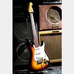 FENDER ELECTRIC GUITAR AMERICAN VINTAGE II 1961 STRATOCASTER 3-COLOR SUNBURST