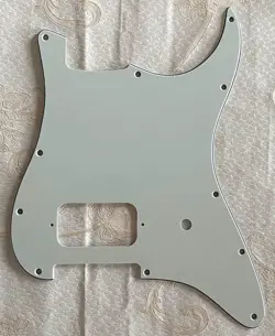 FOR FENDER STRATOCASTER START SINGLE HUMBUCKER GUITAR PICKGUARD,3 PLY PARCHMENT