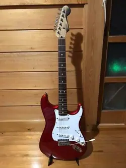 JUNK FENDER ST-STD STRATOCASTER RED ELECTRIC GUITAR