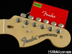FENDER AMERICAN PERFORMER TIMBER STRATOCASTER NECK   TUNERS USA STRAT MAPLE