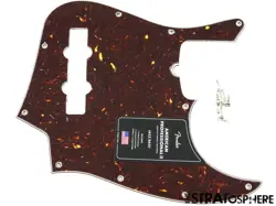 FENDER AMERICAN PROFESSIONAL II JAZZ BASS PICKGUARD, GUITAR PARTS TORTOISE
