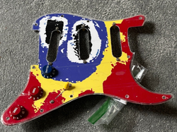 FENDER SCREAMADELICA PICKGUARD POTS KNOBS GUITAR STRATOCASTER