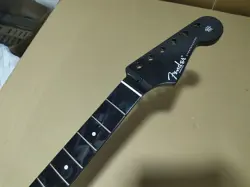BLACK GLOSS  22 FRET STRAT MAPLE GUITAR NECK PART FOR DIY FENDER REPLACE