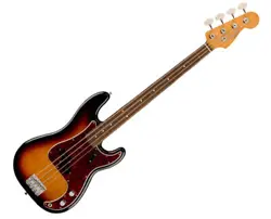 USED FENDER VINTERA II 60S PRECISION BASS - 3-COLOR SUNBURST W/ ROSEWOOD FB