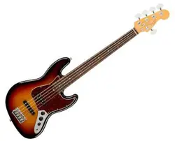 USED FENDER AMERICAN PROFESSIONAL II JAZZ BASS V - 3-COLOR SUNBURST