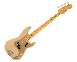 USED FENDER VINTERA II 50S PRECISION BASS - DESERT SAND W/ MAPLE FB