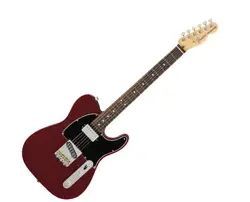 USED FENDER AMERICAN PERFORMER TELECASTER HUM - AUBERGINE W/ ROSEWOOD FB