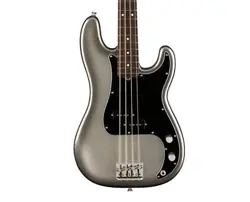 USED FENDER AMERICAN PROFESSIONAL II PRECISION BASS - MERCURY W/ ROSEWOOD FB