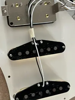 FENDER JV MODIFIED 50S MIJ STRATOCASTER GUITAR LOADED PICKGUARD PICKUPS POTS