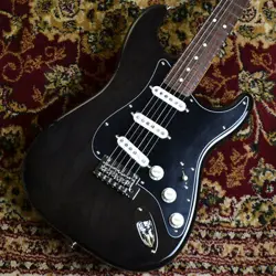 FENDER FSR HYBRID II STRATOCASTER TRANS BLACK #GG8II