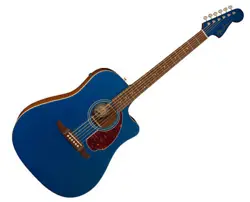USED FENDER REDONDO PLAYER A/E GUITAR - LAKE PLACID BLUE W/ WALNUT FB