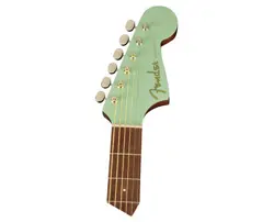 USED FENDER NEWPORTER PLAYER A/E GUITAR - SURF GREEN W/ WALNUT FB